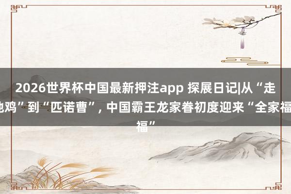 2026世界杯中国最新押注app 探展日记|从“走地鸡”到“匹诺曹”， 中国霸王龙家眷初度迎来“全家福”